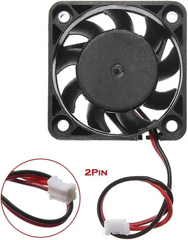 Alt view image 2 of 5 - 12V cpu  rgb cooling fan heatsink cooling ram Small 40mm x 10mm DC Brushless 2-pin Computer Fan Wholesale