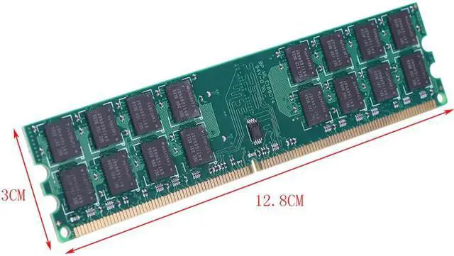 Alt view image 3 of 5 - DDR2 4GB Memory RAM 1.5V 800MHZ PC2-6400 240 Pin Desktop DIMM Unbuffered Non-ECC for AMD Motherboard Desktop