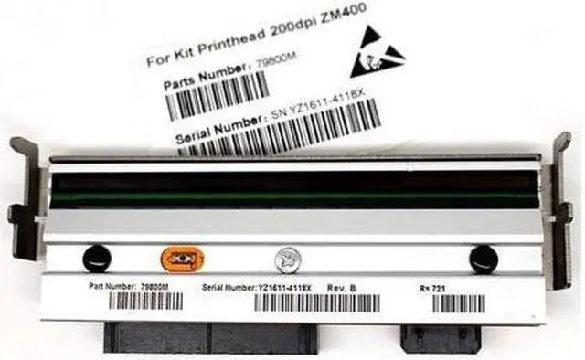 Alt view image 2 of 4 - Compatible 79800M Zebra zm400 Print Head +79866M Main Drive Belt For Zebra ZM400 203dpi Thermal barcode label printers