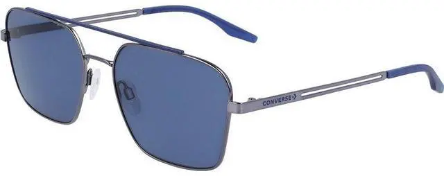 Alt view image 2 of 4 - CONVERSE-CV101S ACTIVATE 070 Aviator Sunglasses Satin Gunmetal/Navy Blue Solid