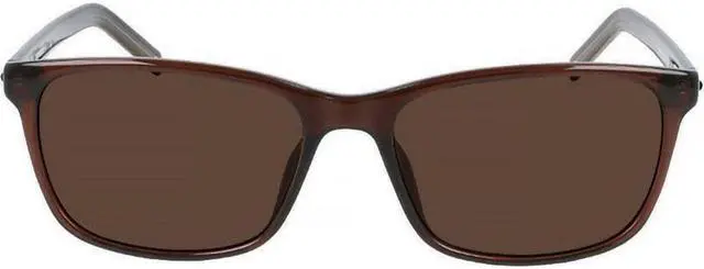 Main image of CONVERSE-CV506S CHUCK 201 Rectangle Sunglasses Crystal Dark Root Brown Solid
