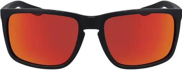 Main image of DRAGON ALLIANCE-DR MELEE XL ION 004 Rectangle Sunglasses Matte Black Orange Ion