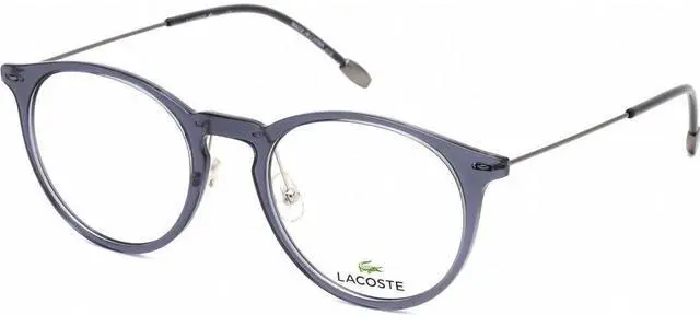 Alt view image 2 of 3 - LACOSTE-L2846 035 Round Eyeglasses Transparent Gray