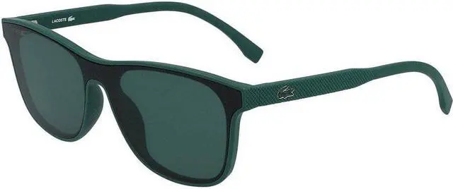 Main image of LACOSTE-L3634S 315 Shield Sunglasses Matte Green Green Solid