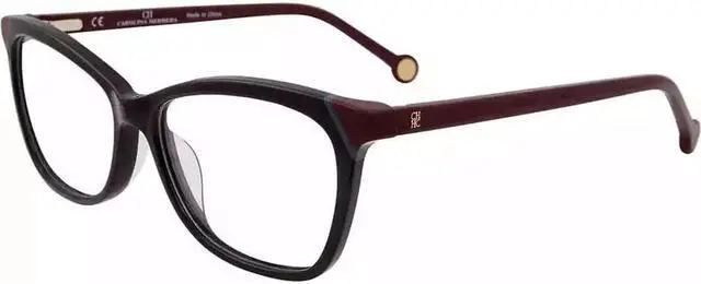Main image of CAROLINA HERRERA-VHE820K 09FD Square Eyeglasses Burgundy