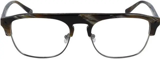Main image of MCM-2700 318 Rectangle Eyeglasses Khaki Horn