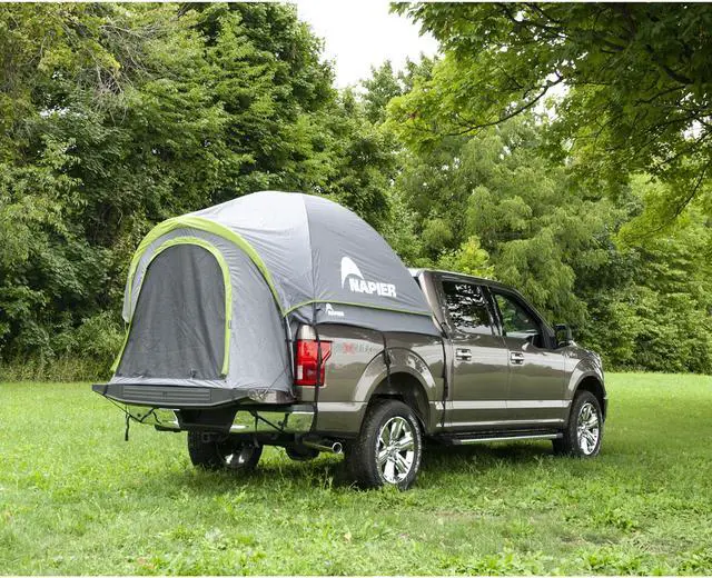 Alt view image 8 of 18 - Napier Backroadz Truck Tent Full Size Bed Grey/Green