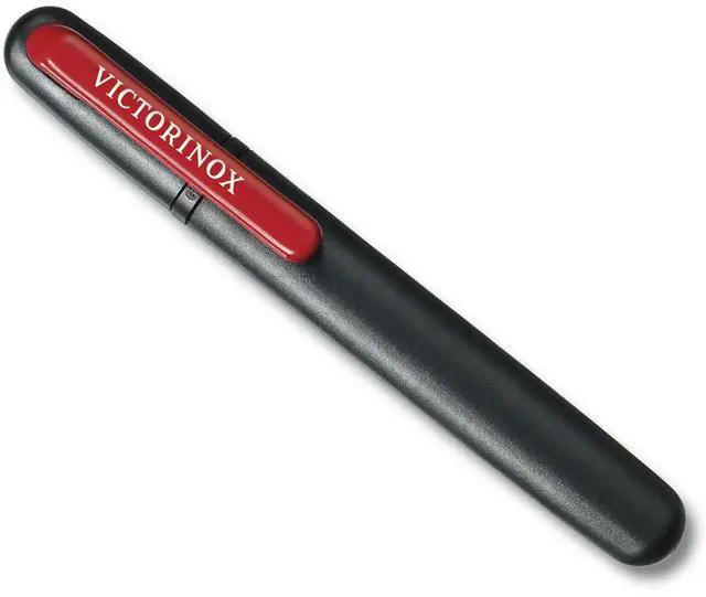 Alt view image 9 of 9 - Victorinox SwissArmy Dual Pocket Knife Sharpener, Ceramic Rod, Black #4.3323
