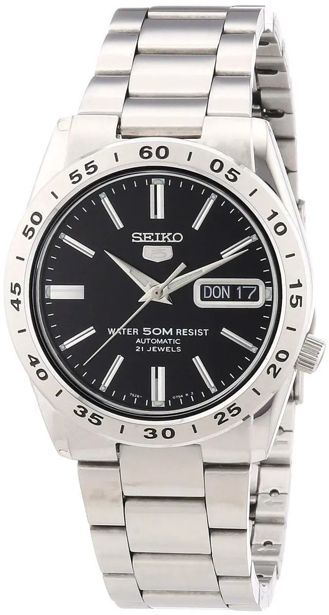 Alt view image 8 of 13 - Seiko 5 Automatic Black Watch SNKE01K1