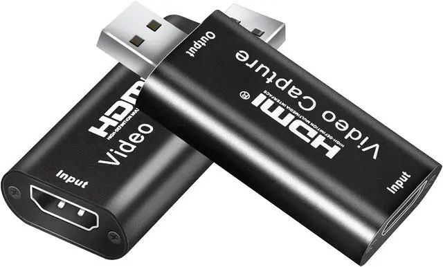 Main image of Audio Video Capture Card HDMI to USB, Full HD 1080p 30fps USB 2.0 - Record Directly to Computer for Gaming, Streaming, Teaching, Video Conference or Live Broadcasting