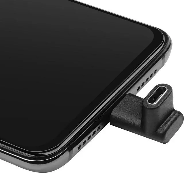 Alt view image 2 of 7 - USB C Male to Female Adapter, Type C 90 Degree Angled Right & Left and Up & Down Extension Connector for Laptop & Tablet & Mobile Phone  (2PACK)