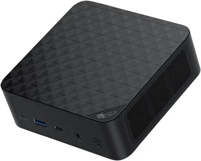 Main image of Beelink SER6-P Mini PC, AMD Ryzen 9 6900HX(8C/16T up to 4.9GHz), 32GB DDR5 500GB SSD,1 x HDMI 2.1/1 x Type-C USB4/ 1x Type-C USB 3.2/2 x USB 3.2/1 x USB 2.0/1 x DP/ BT5.2/ 1x RJ45(2.5G)