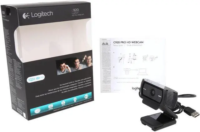 Alt view image 6 of 6 - Logitech C920 USB 2.0 certified (USB 3.0 ready) HD Pro Webcam