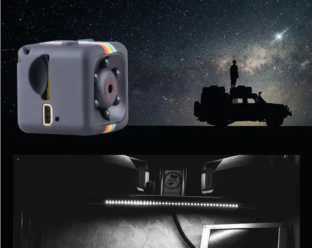 Alt view image 4 of 7 - Sakose  HD camera portable diy camera sports aerial small night vision dv selfie recorder trave