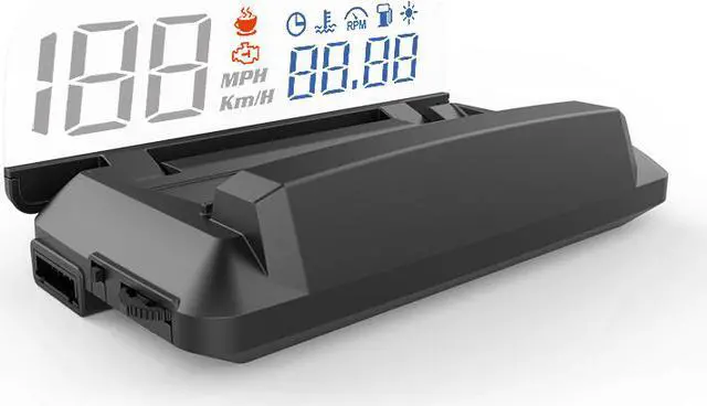 Alt view image 3 of 7 - OBD2 car head-up display digital car display suitable for cars with OBD2 interface