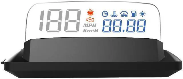 Main image of OBD2 car head-up display digital car display suitable for cars with OBD2 interface