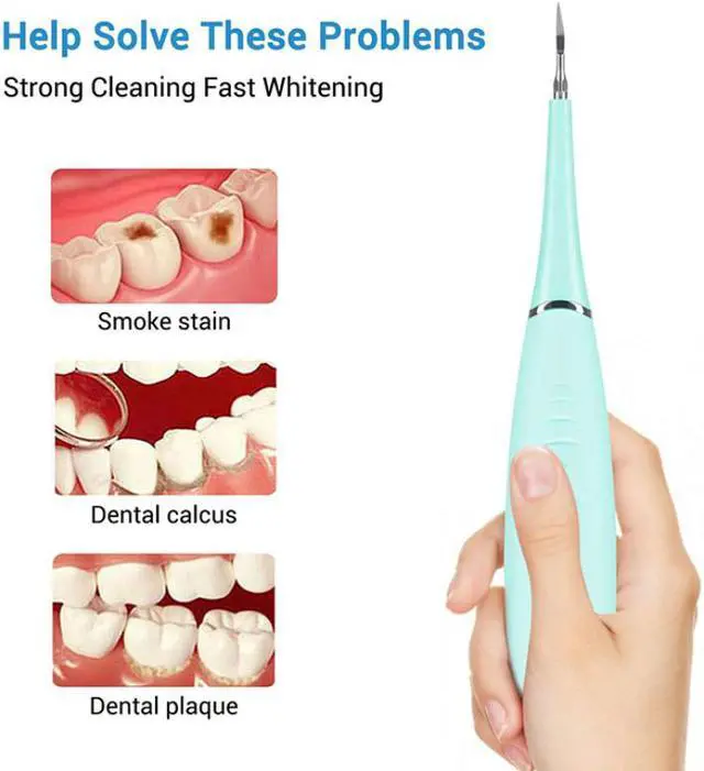 Alt view image 6 of 7 - Dental calculus flushing device, dental care cleaning device, electric cleaning device, second generation tooth cleaning device, Rechargeable Portable Oral irrigator for Travel & Home-Pink