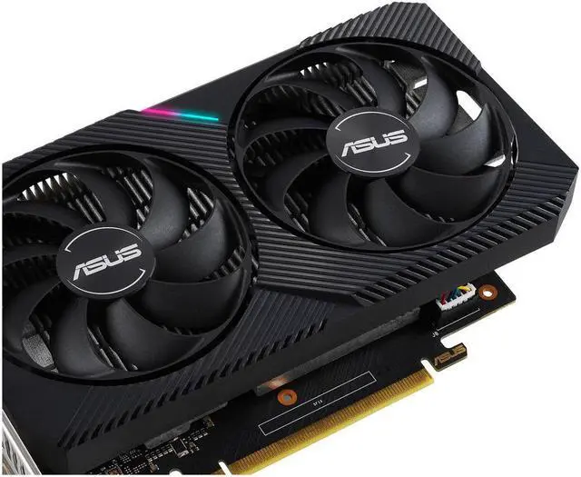 Alt view image 4 of 6 - ASUS Dual GeForce® GTX 1650 MINI OC edition 4GB GDDR6 mini graphics card is equipped with two powerful axial fans, designed for Intel® NUC 9 Extreme kit, Intel® NUC 9 Pro kit, and other small chassis!