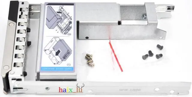 Alt view image 5 of 5 - NEW X7K8W +9w8c4 2.5" to 3.5" adapter HDD TRAY for Dell R740 R740xd R940 R640