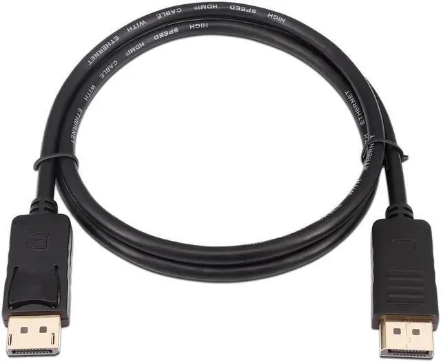 Alt view image 2 of 4 - DisplayPort Cable 10ft(3m) DP Cable- [4K@60Hz] Display Port Cable High Speed DisplayPort to DisplayPort Cable for PC, Laptop, TV etc - (DP to DP Cable) Black (10Ft)