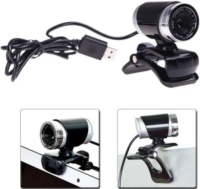 Alt view image 5 of 5 - New USB 50MP HD Webcam Web Cam Camera with MIC for Computer PC Laptop Desktop Black