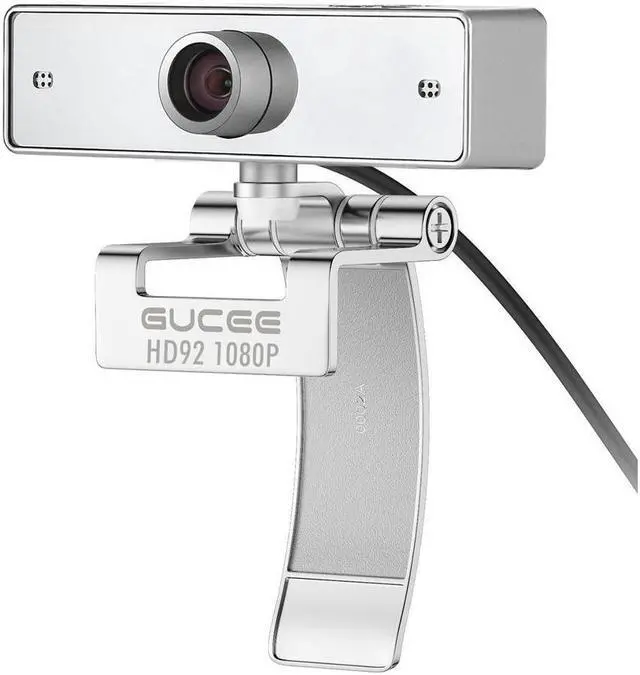 Main image of 2MP Webcam 1080P, GUCEE HD92 Full HD Web Camera 110 Degree Wide Angle Crystal Clear Video with Noise Cancelling Mic, Skype Webcam for PC, Mac, Laptop, Notebook, Compatible with Windows 10, 8, 7, XP