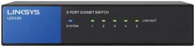 Alt view image 2 of 7 - 5PORT DESKTOP GIGABIT SWITCH