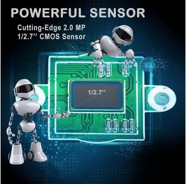 Alt view image 6 of 7 - 2MP Webcam 1080P, GUCEE HD92 Full HD Web Camera 110 Degree Wide Angle Crystal Clear Video with Noise Cancelling Mic, Skype Webcam for PC, Mac, Laptop, Notebook, Compatible with Windows 10, 8, 7, XP