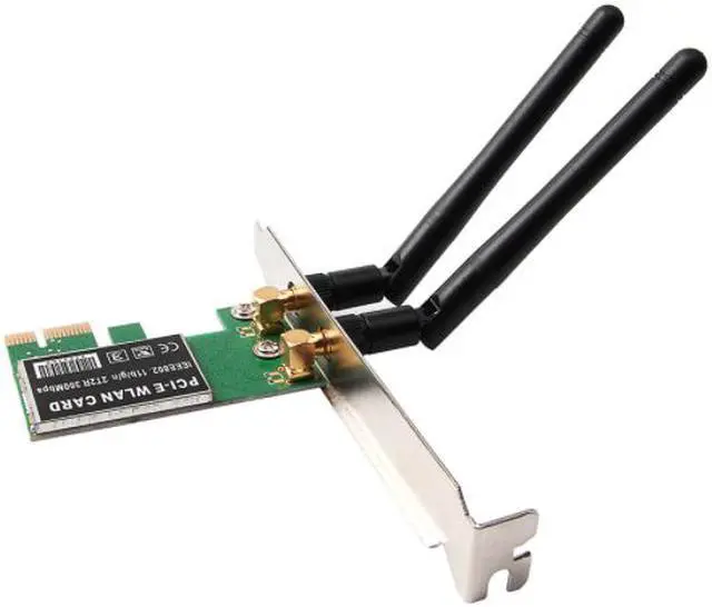 Alt view image 3 of 3 - SAKOSE RT5392 2.4GHz 300M PCI-E wifi adapter Support IEEE 802.11n/g/b (Draft 2.0) 64/128/152 bit WEP encryption Support WPA/WPA2, WPA-PSK/WPA2-PSK and other advanced encryption and security mechanisms