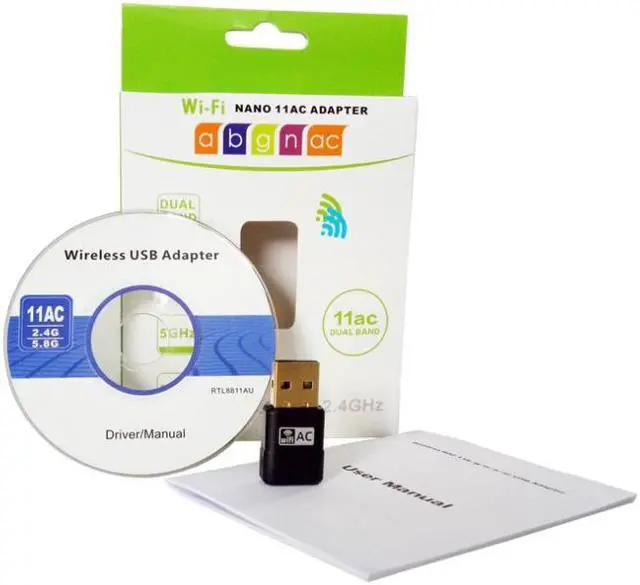 Alt view image 6 of 6 - USB dual-band USB wireless network card 600Mbps mini 2.4G/5.8G wireless wifi adapter