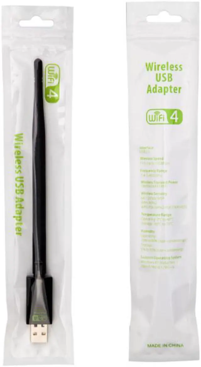 Alt view image 5 of 5 - SAKOSE RTL8192 chip 300Mbps 2.4GHz USB2.0 WiFi driver-free automatic installation WiFi adapter