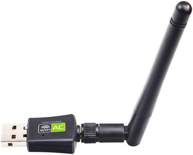 Alt view image 2 of 5 - SAKOSE  Driver-free WiFi adapter AC600m dual-band USB wireless network card 5Gwifi driver-free 2.4/5.8GHz 600Mbps WiFi receiver transmitter