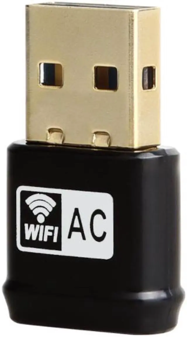 Alt view image 2 of 6 - SAKOSE AC600 Dual Band USB WiFi Adapter 150+433Mbps Wireless Dual Band 2.4G/5G 11AC Wireless Mini Adapter