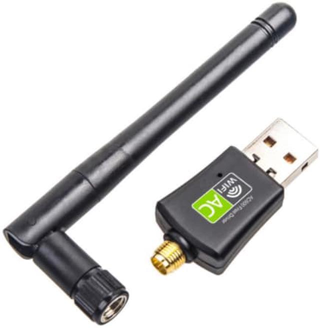 Alt view image 4 of 5 - SAKOSE  Driver-free WiFi adapter AC600m dual-band USB wireless network card 5Gwifi driver-free 2.4/5.8GHz 600Mbps WiFi receiver transmitter