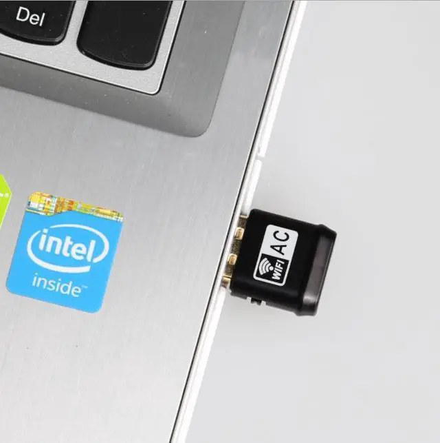Alt view image 5 of 6 - SAKOSE AC600 Dual Band USB WiFi Adapter 150+433Mbps Wireless Dual Band 2.4G/5G 11AC Wireless Mini Adapter
