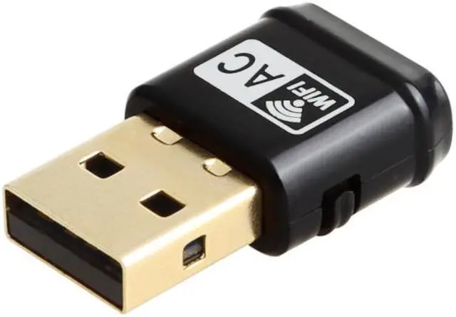 Alt view image 3 of 6 - SAKOSE AC600 Dual Band USB WiFi Adapter 150+433Mbps Wireless Dual Band 2.4G/5G 11AC Wireless Mini Adapter