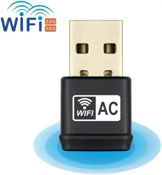 Main image of SAKOSE AC600 Dual Band USB WiFi Adapter 150+433Mbps Wireless Dual Band 2.4G/5G 11AC Wireless Mini Adapter