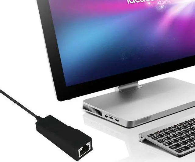 Alt view image 4 of 6 - USB3.0 with 1000M LAN Gigabit Ethernet converter, with USB3.0HUB 1000Mbps Ethernet LAN adapter, USB3.0 HUB with Gigabit network card.