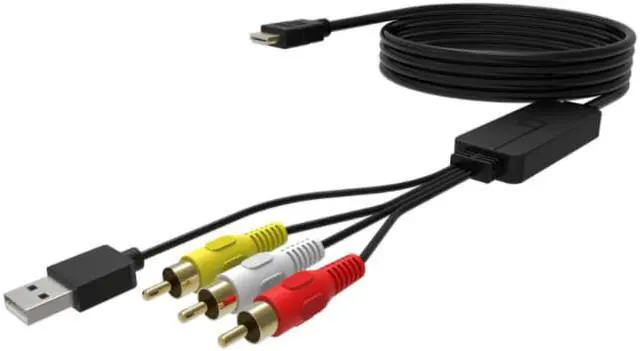 Main image of HDMI revolution 3 RCA video audio AV adapter TVBOX/PS3 with projector HD TV cable for TV set-top box DV DVD PC laptop desktop 6ft 2m