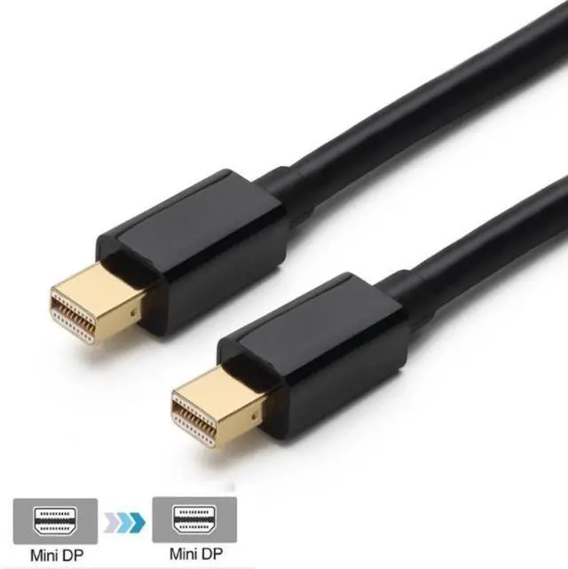 Main image of Mini DisplayPort cable-M / M male to male 6 feet audio and video transmission computer high-definition cable