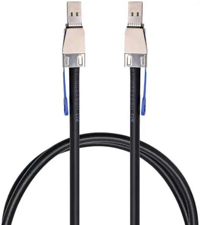 Alt view image 2 of 4 - External mini Mini sas High Density SFF-8644 to 8644 HD 1m 12Gb server external hard drive data cable