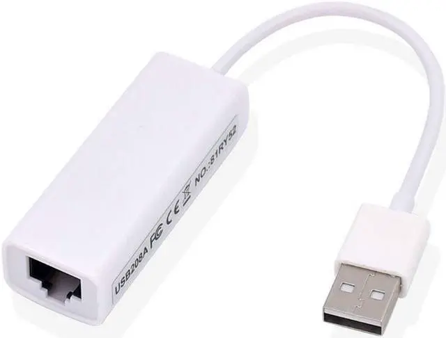 Main image of RJ45 Ethernet Adapter with USB 2.0  Gigabit Wired Ethernet Network Adapter -USB to Ethernet LAN Card Adapter (100Mbps USB2.0 )