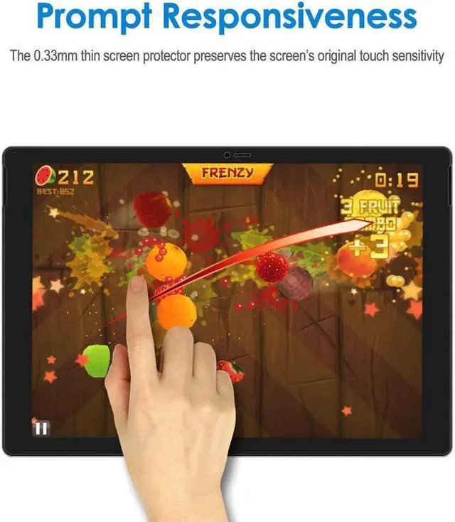 Alt view image 4 of 7 - SA JETech Screen Protector for Microsoft Surface Pro 3 12-Inch (Not for Surface 3 10.8-Inch), Tempered Glass Film