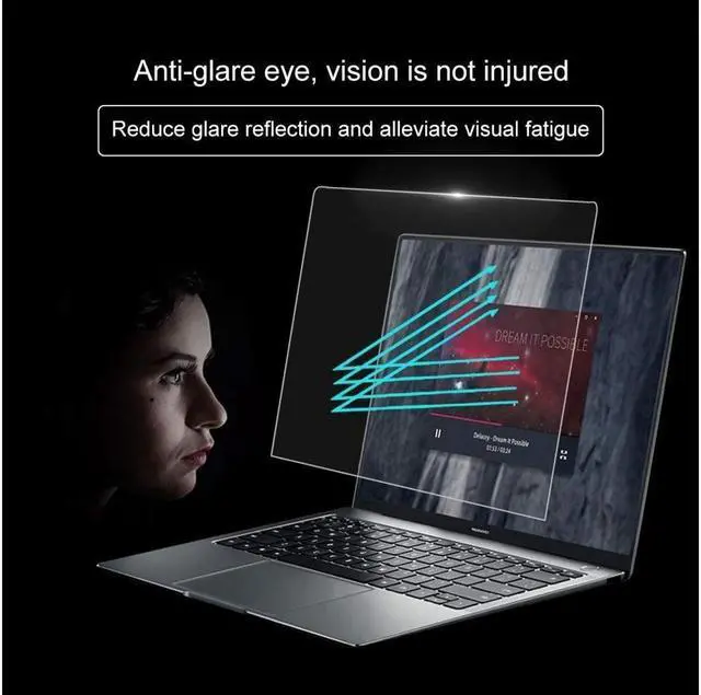 Alt view image 5 of 7 - SA Computer Accessory 0.4mm 9H Surface Hardness Full Screen Tempered Glass Film for Huawei MateBook X Pro 13.9 inch Laptop Accessory