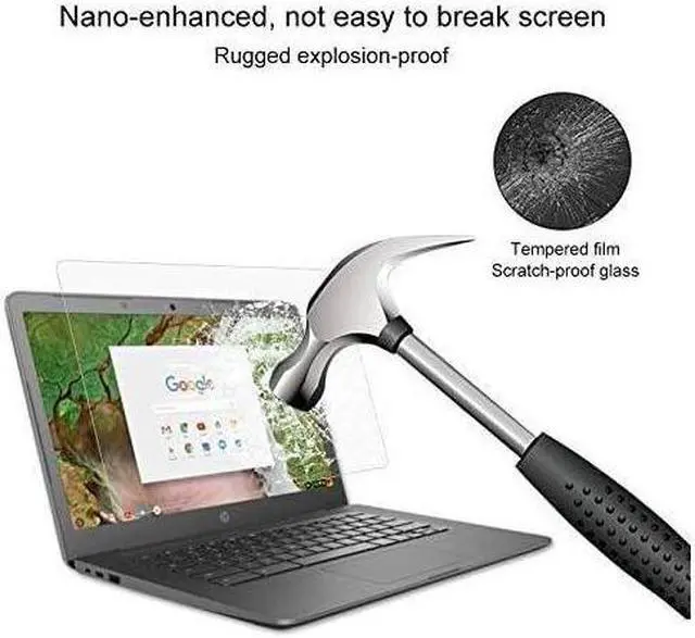 Alt view image 2 of 4 - SA Laptop Screen HD Tempered Glass Protective Film for HP Chromebook 14 G5 14 inch