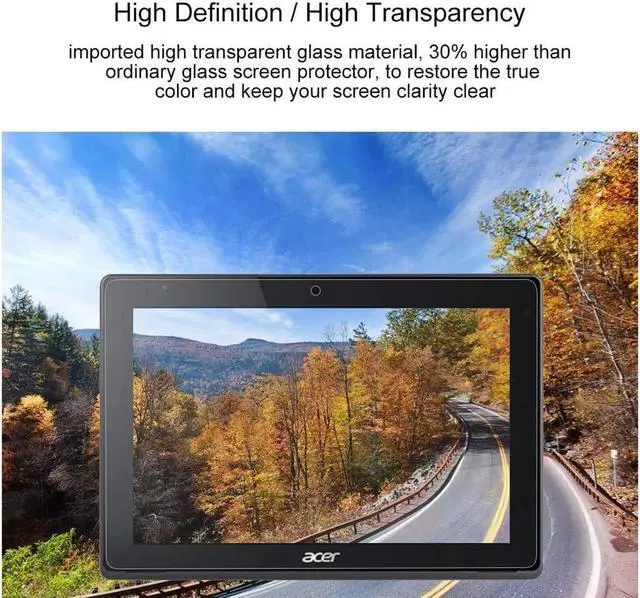 Alt view image 5 of 7 - SA DUANDET 0.4mm 9H Surface Hardness Full Screen Tempered Glass Film for Acer Switch 11V (SW5-173) 11.6 inch