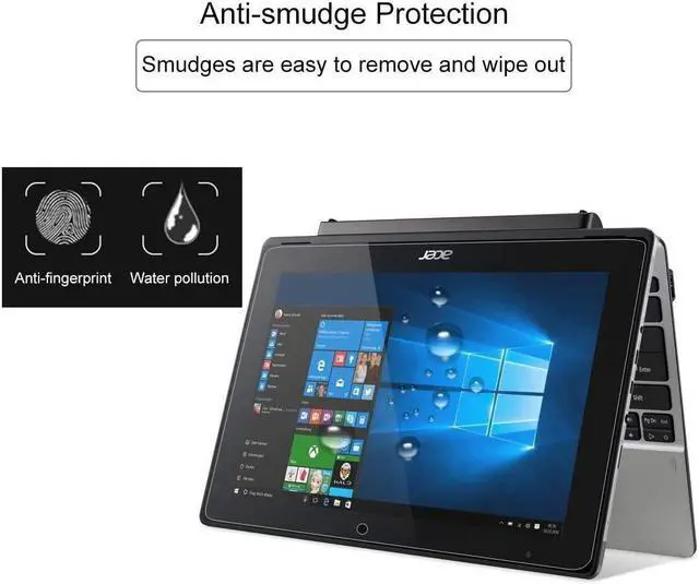 Alt view image 4 of 7 - SA DUANDET 0.4mm 9H Surface Hardness Full Screen Tempered Glass Film for Acer Switch 11V (SW5-173) 11.6 inch