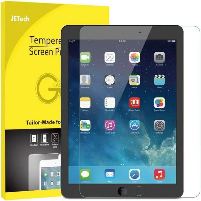 Main image of SA JETech Screen Protector for Apple iPad (9.7-inch, 2018/2017 Model), iPad Air 1, iPad Air 2, iPad Pro 9.7-Inch, Tempered Glass Film