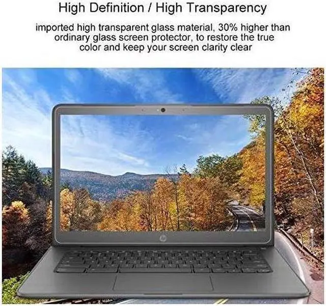 Alt view image 3 of 4 - SA Laptop Screen HD Tempered Glass Protective Film for HP Chromebook 14 G5 14 inch