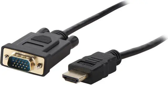 Main image of SA HMVGA-06 HDMI to VGA Cable Gold-plated 1080P HDMI Male to VGA Male Active Video Adapter Converter Cord (6 Feet/1.8 Meters